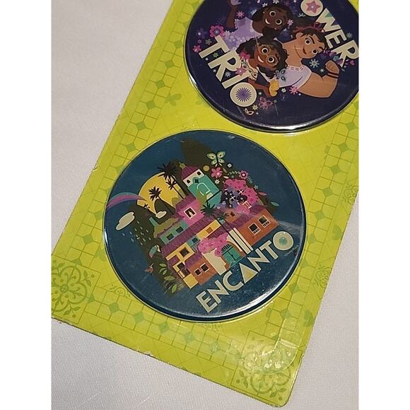 Disney Encanto 2 pk Magnets Power Trio Characters Village Heavy Duty 3.7" - Picture 2 of 4